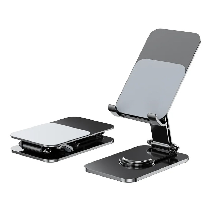Desk Setup Table - Universal Metal 360° Rotatable Phone Tablet