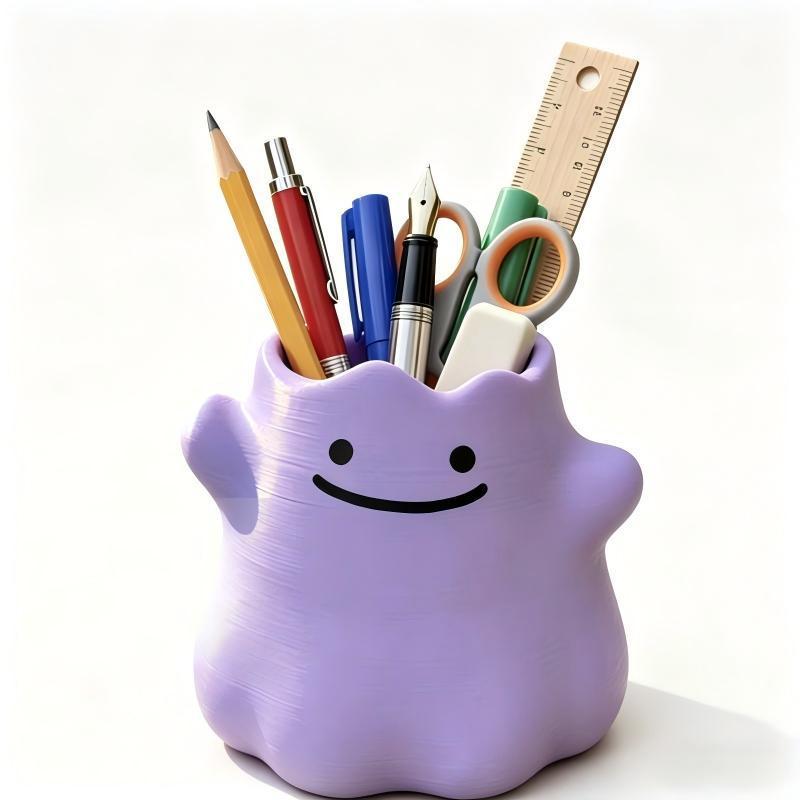 Cable Box Organizer - Pokemon Ditto Pen Holder Creative Storage