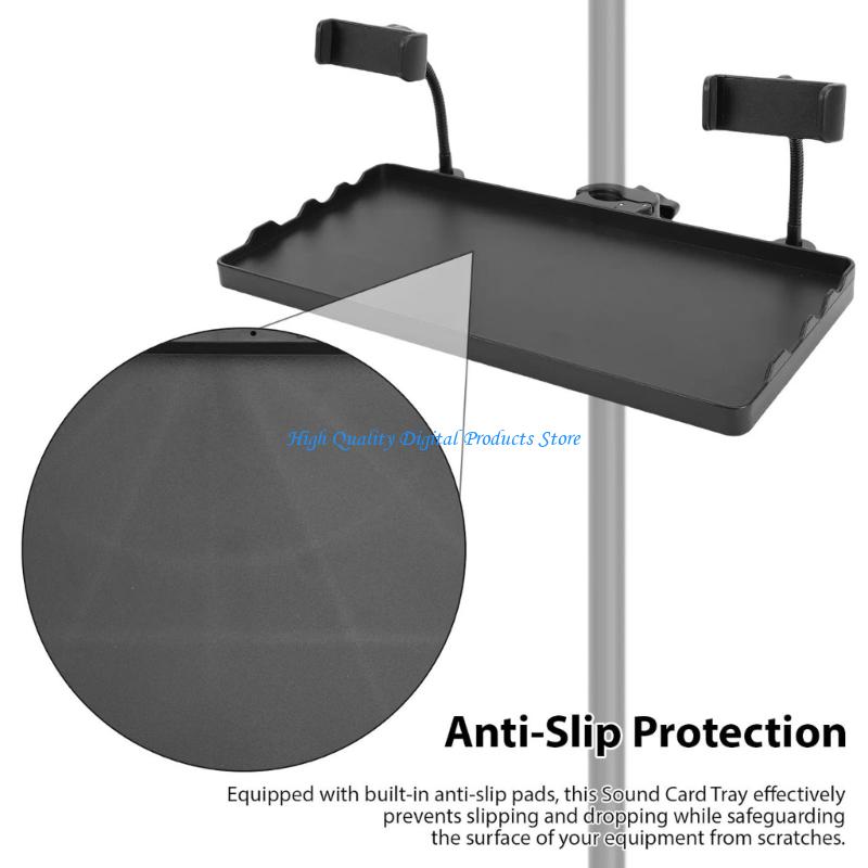 Desk Setup Creator - U2JE Creator Desk Microphone Clip Tray