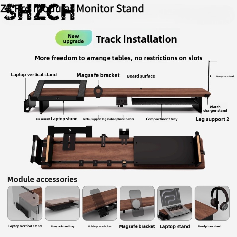 Monitor Riser Wood - Z3 Pro Modular Monitor Riser Solid