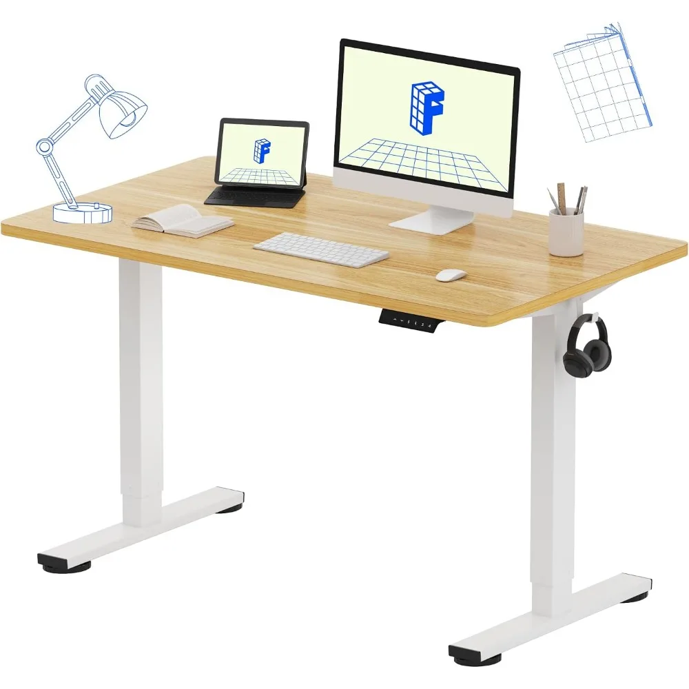 Dual Monitor Desk Setup - One-Piece 48