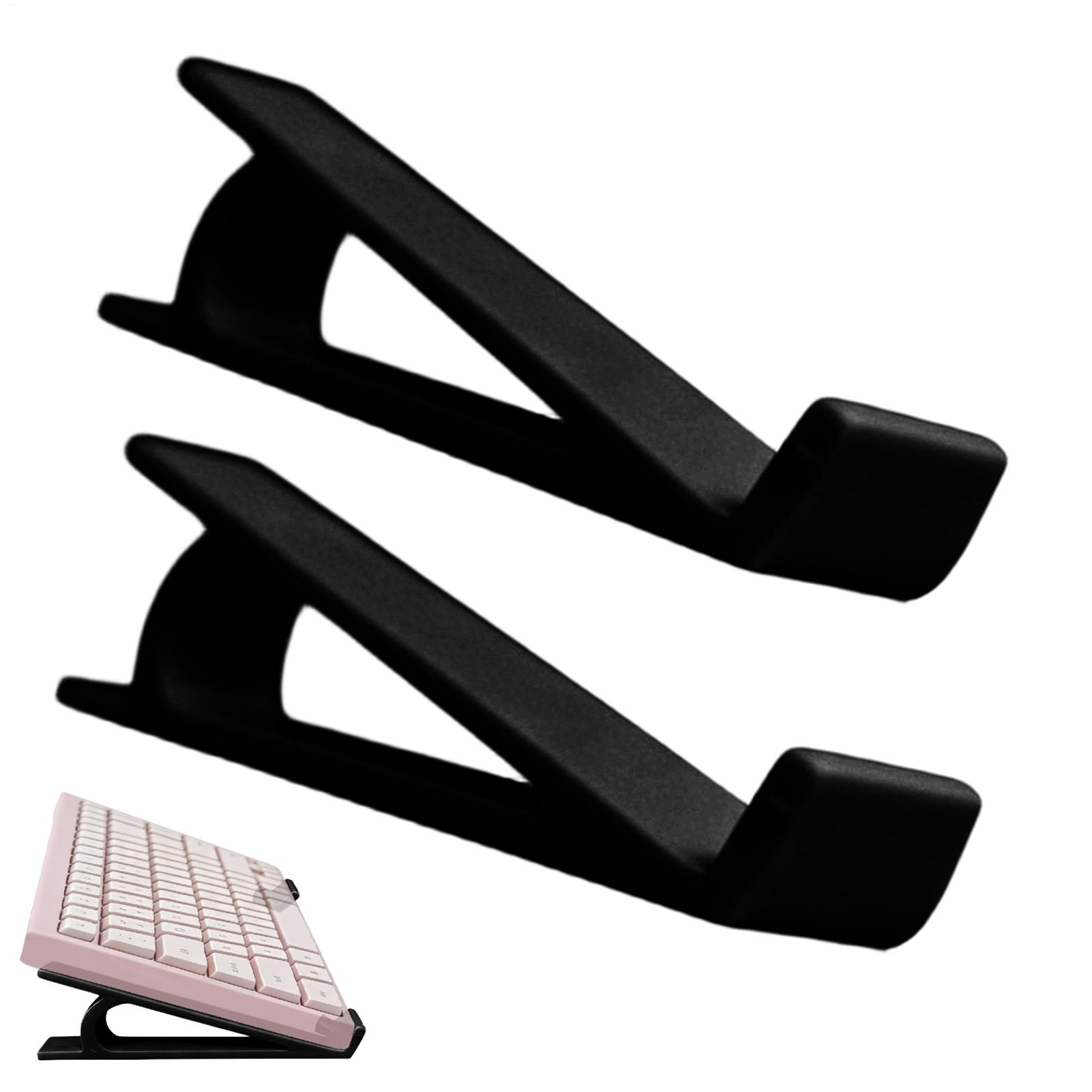 Gaming Setup Desk - Ergonomic Non Slip Keyboard Riser 2Pcs