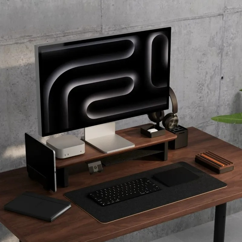 Monitor Riser Wood - Hot Sale! Walnut Monitor Stand Riser