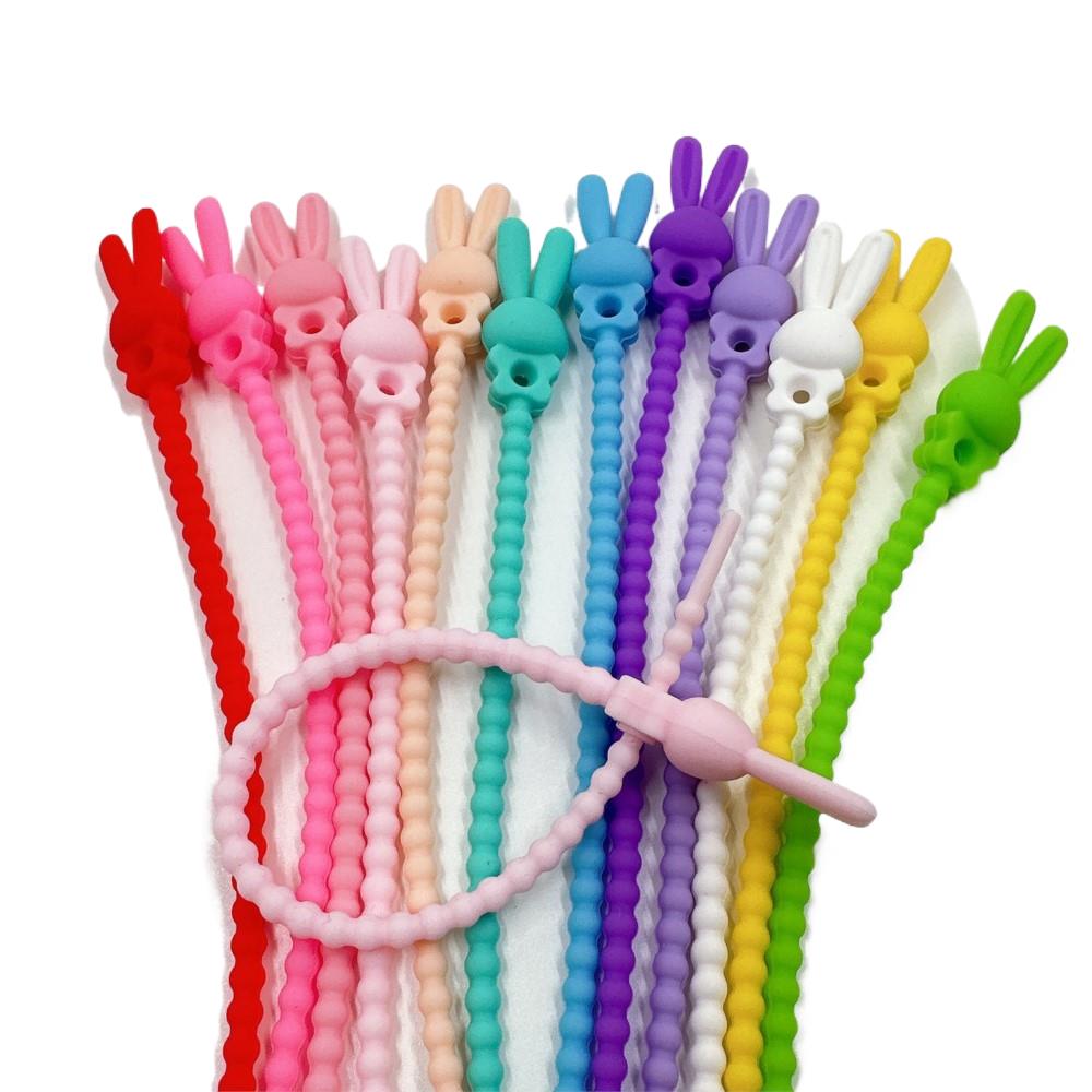 Cable Box Organizer - 10Pcs Flower Star Silicone Cable Organizer
