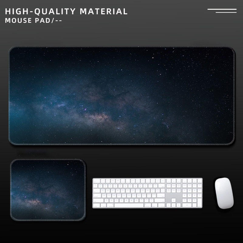 Galaxy Starry Sky Large Mouse  - огляд і ціна Desk Setup Gaming Pc