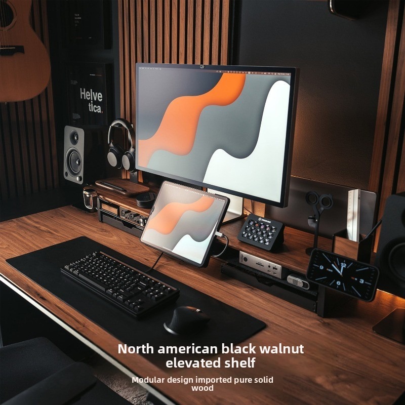 R1 Modular Monitor Riser Acces - огляд і ціна Monitor Riser Wood