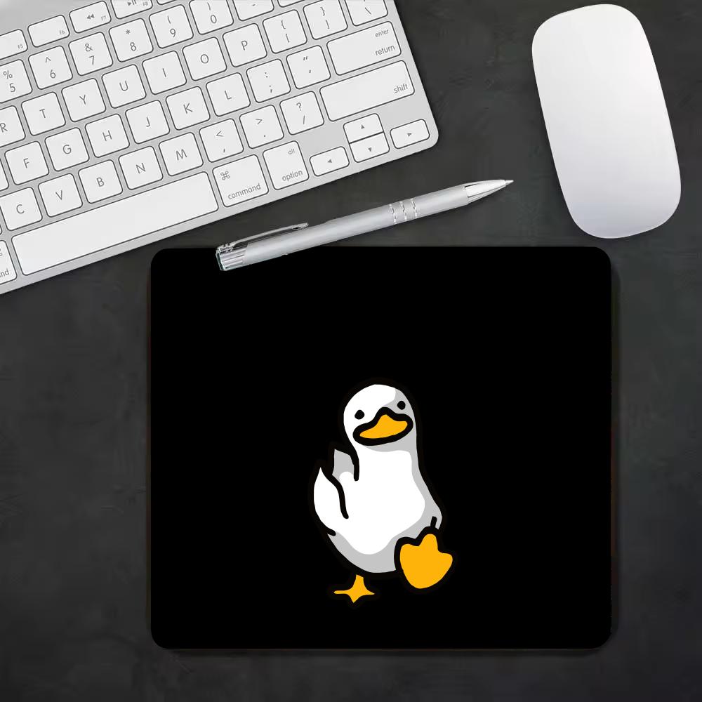 Cute White Goose  Pattern Smal - огляд і ціна Desk Setup Background