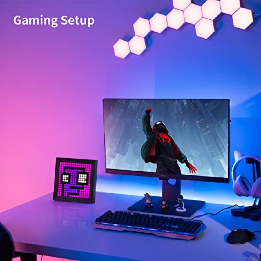 LED Light Pixel Display Panel  - огляд і ціна Gaming Setup Desk