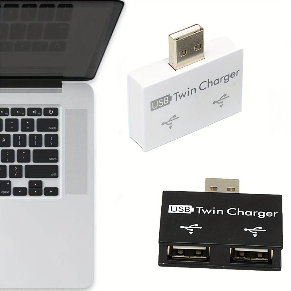 USB2.0 Splitter 1 Male To 2 Po - огляд і ціна Desk Setup Usb Hub