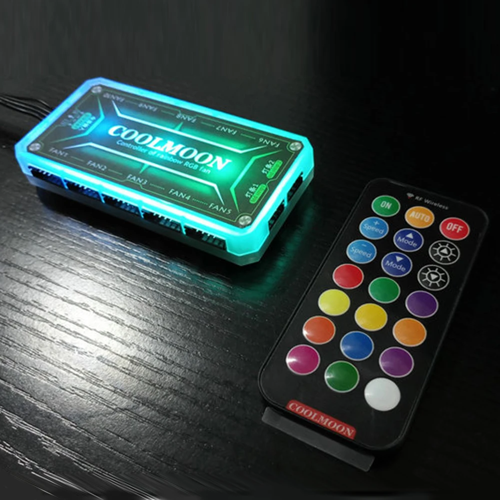 COOLMOON ARGB Controller 12V 5 - огляд і ціна Desk Setup Usb Hub