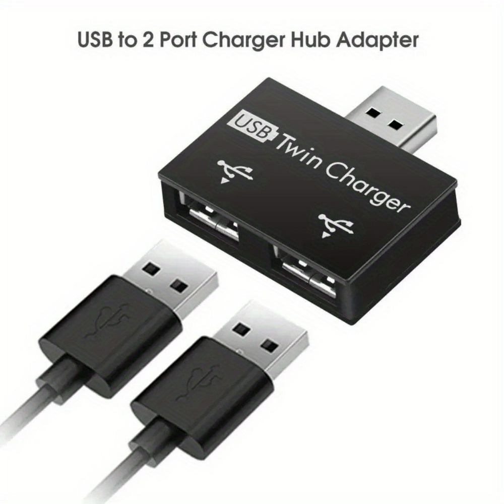 USB2.0 Splitter 1 Male To 2 Po - огляд і ціна Desk Setup Usb Hub