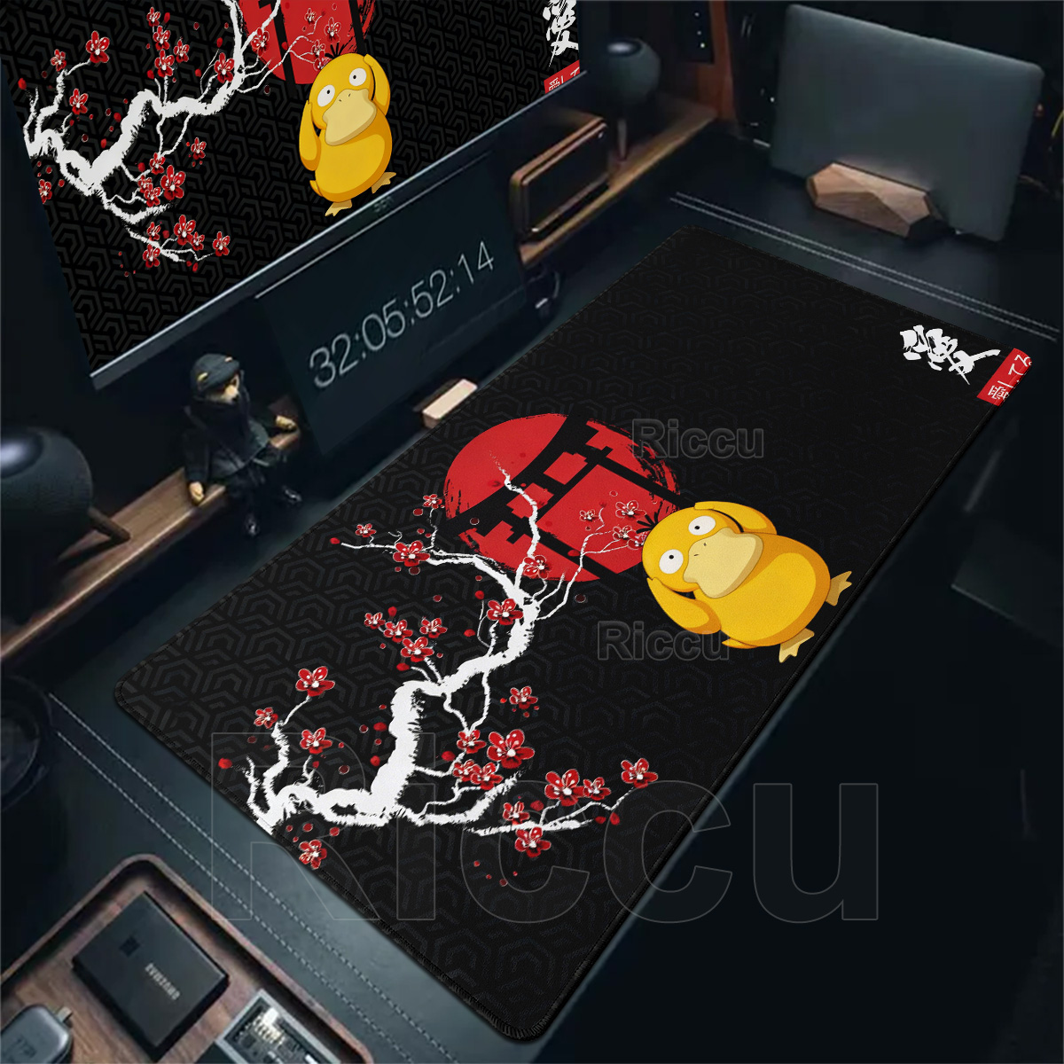 Cartoon Pokémon Mouse Pad Non- - огляд і ціна Desk Setup Gaming Pc