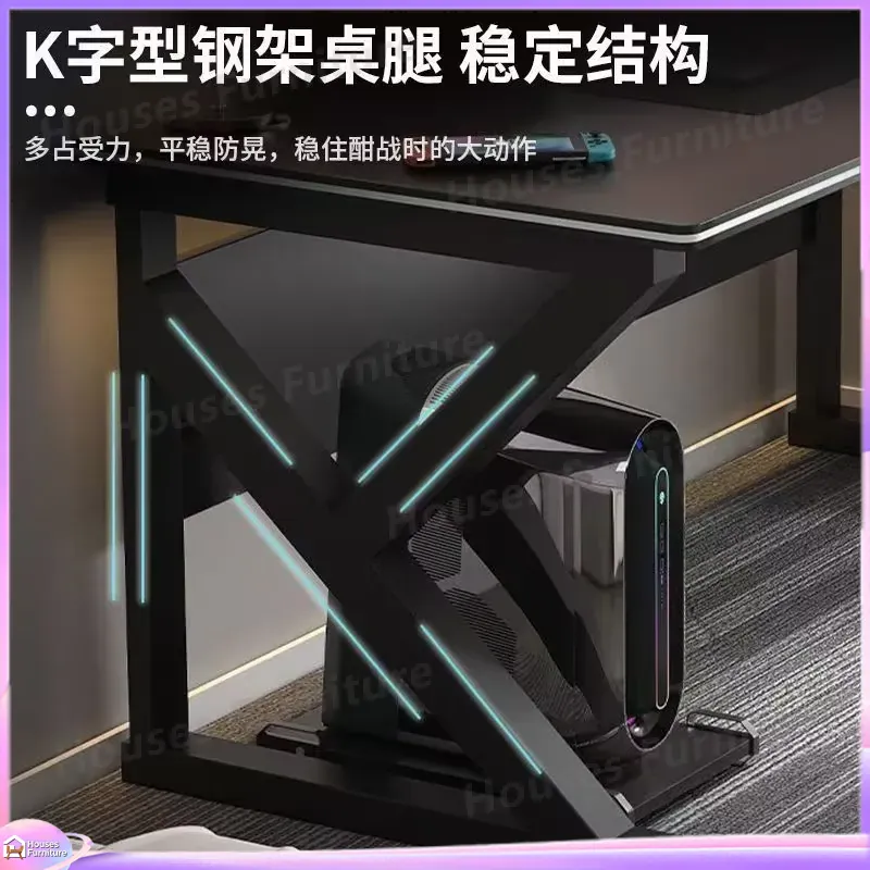 Cafe Metal Gaming Desk Black M - огляд і ціна Desk Setup Gaming Pc