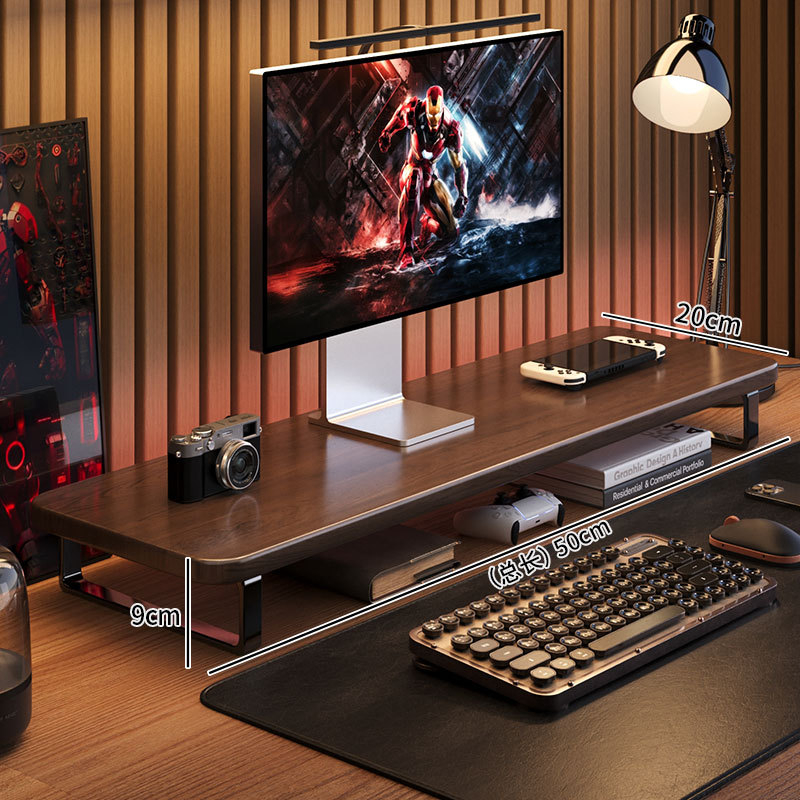 Gaming Monitor Stand Desk Rise - огляд і ціна Monitor Riser Wood