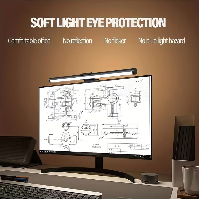 RGB Color Changing Monitor Lig - огляд і ціна Led Desk Light Usb