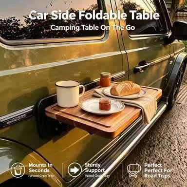 Outdoor Camping Picnic Car Sid - огляд і ціна Desk Setup Table