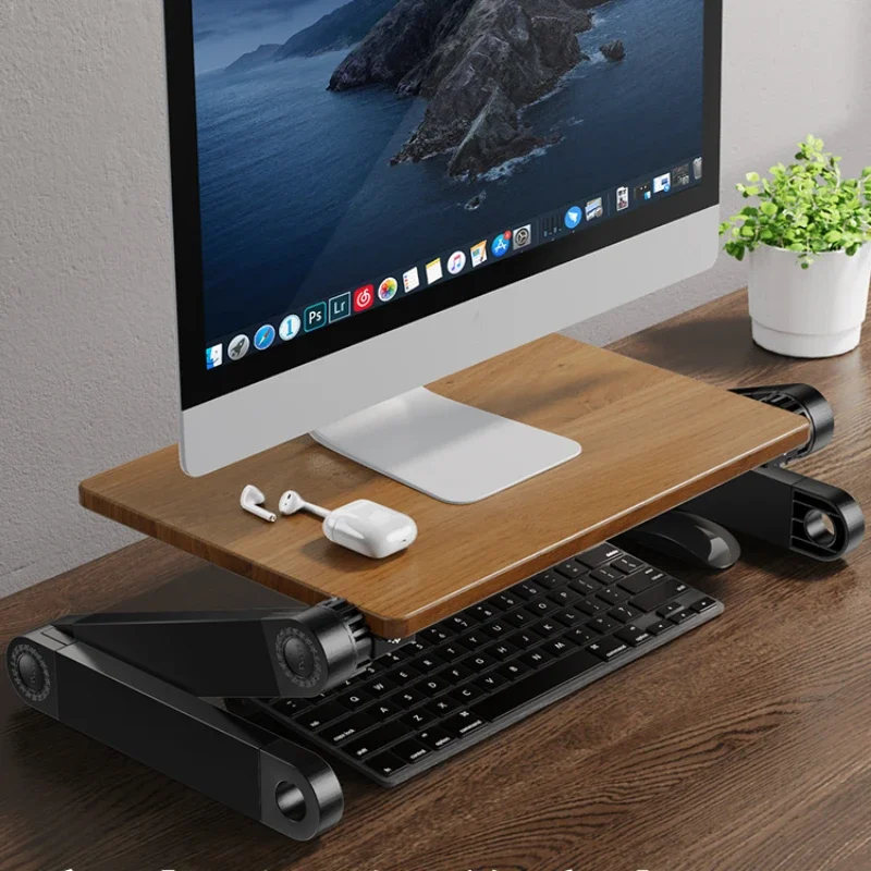 Solid Wood Laptop Height Stand - огляд і ціна Monitor Riser Wood