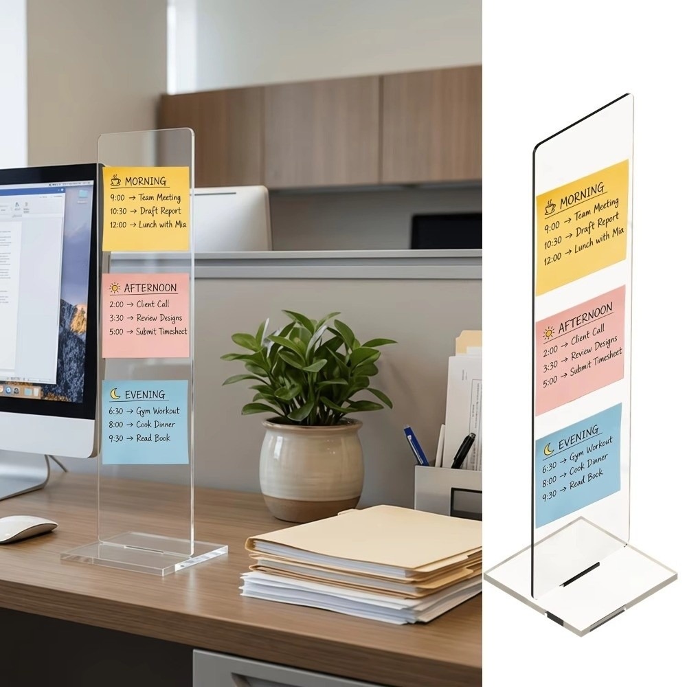 Durable Acrylic Memo Message B - огляд і ціна Sticky Memo Holder