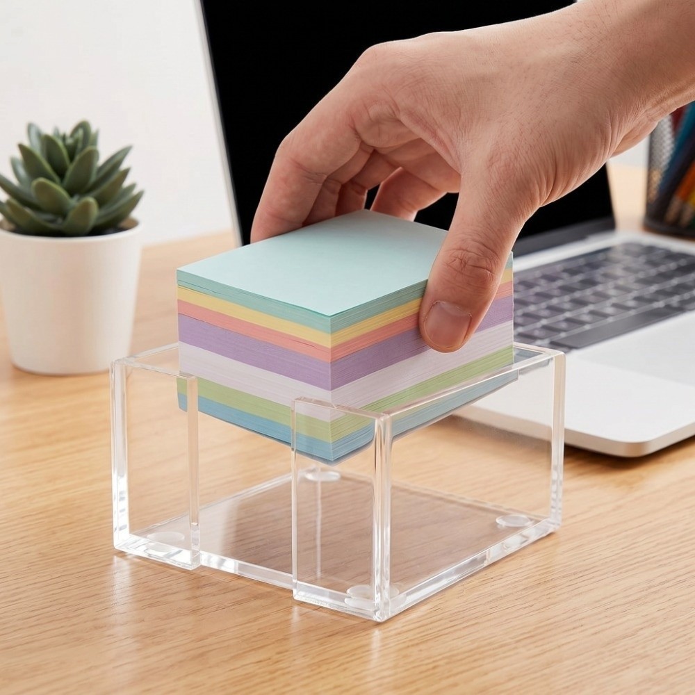 Transparent Sticky Note Holder - огляд і ціна Sticky Memo Holder
