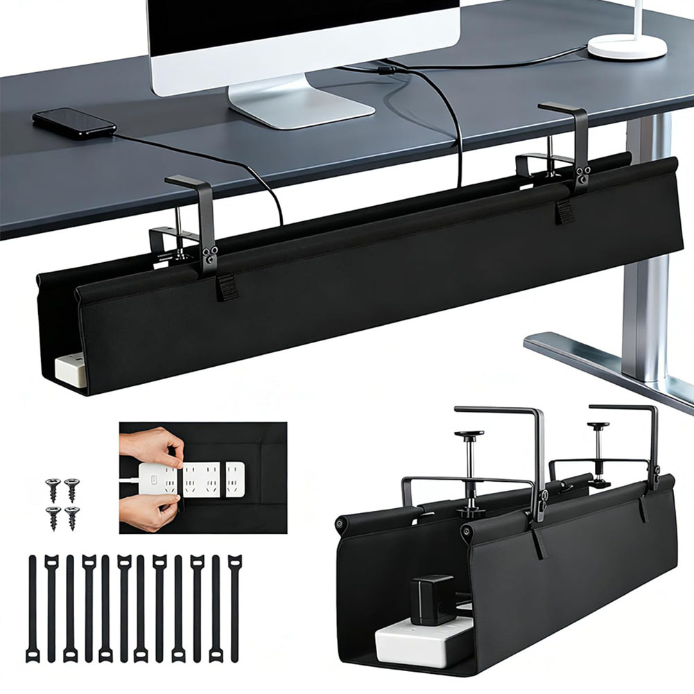 Cable Organizer Tray for Under - огляд і ціна Desk Setup Layout