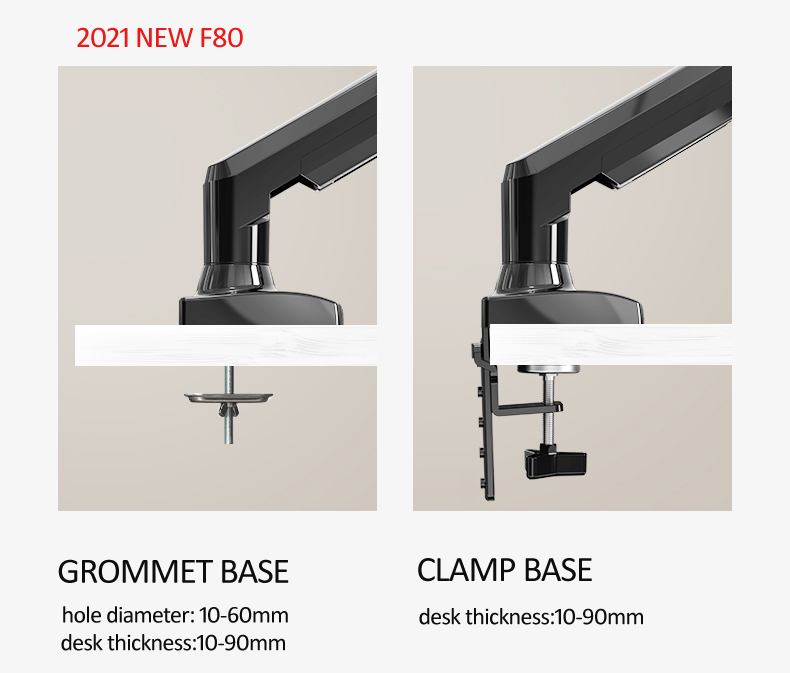 NEW NB F80 17-30' Desktop LED  - огляд і ціна Dual Monitor Desk Setup