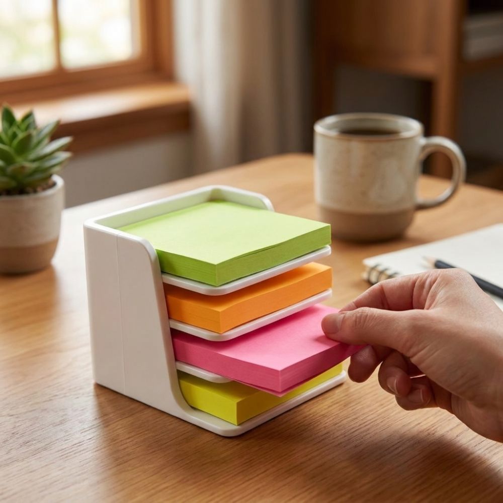 Stackable Sticky Note Holder L - огляд і ціна Sticky Memo Holder