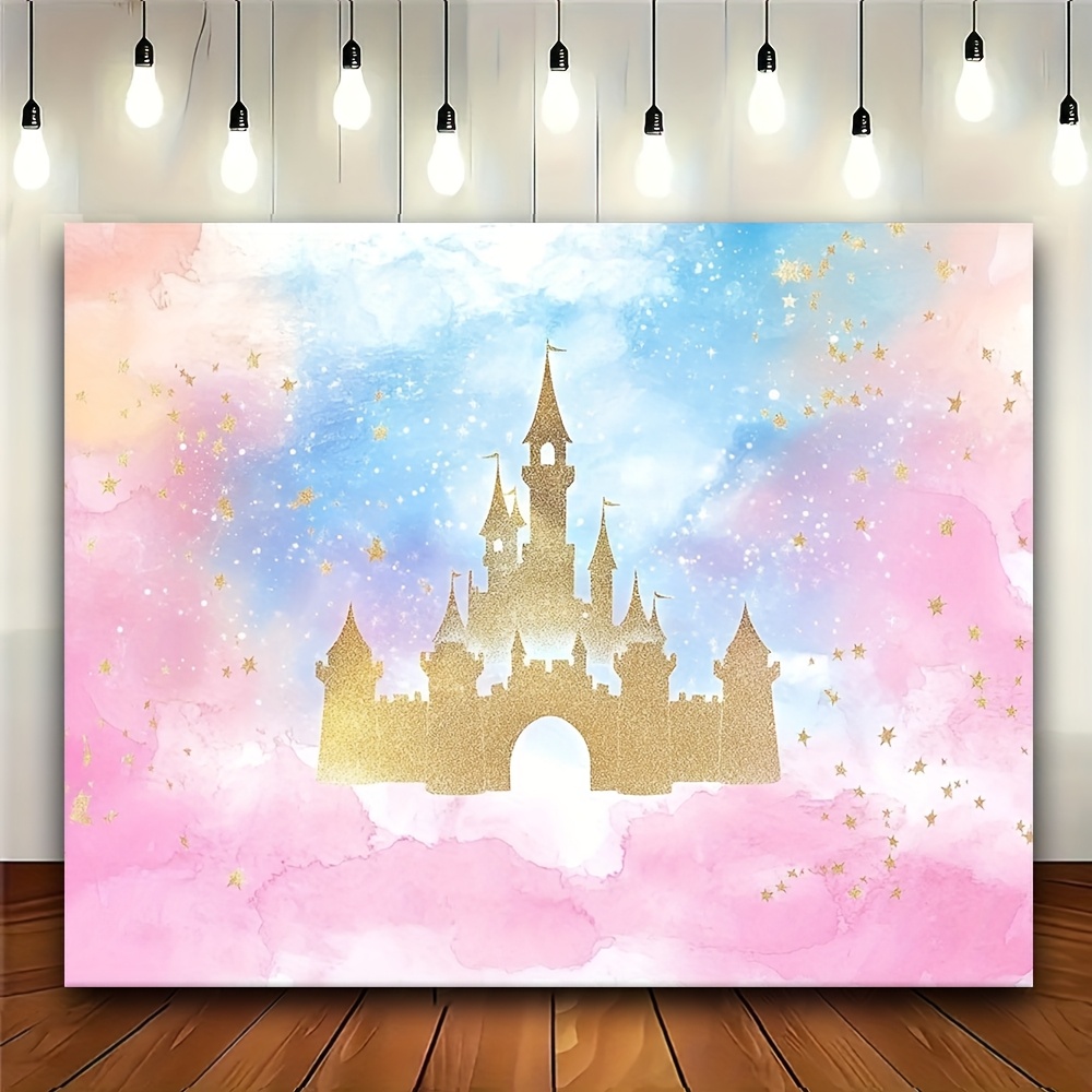 1 Princess Castle Watercolor p - огляд і ціна Desk Setup Background