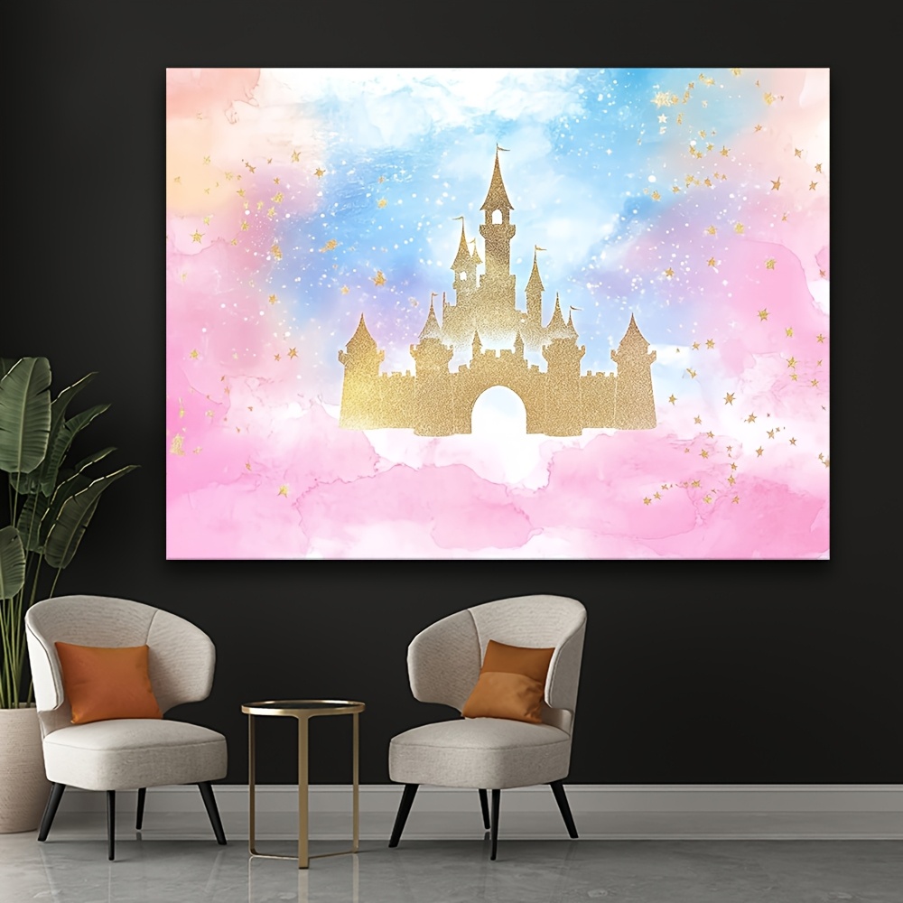 1 Princess Castle Watercolor p - огляд і ціна Desk Setup Background