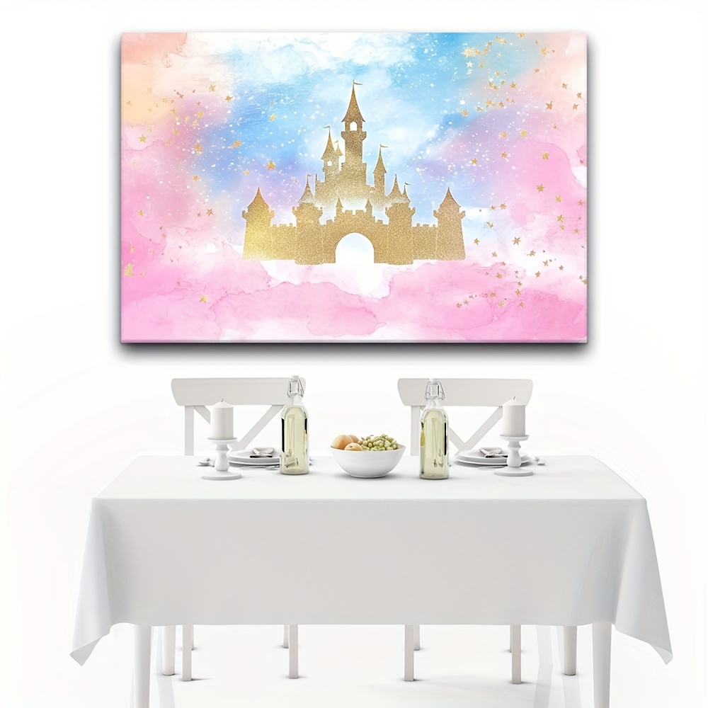 1 Princess Castle Watercolor p - огляд і ціна Desk Setup Background