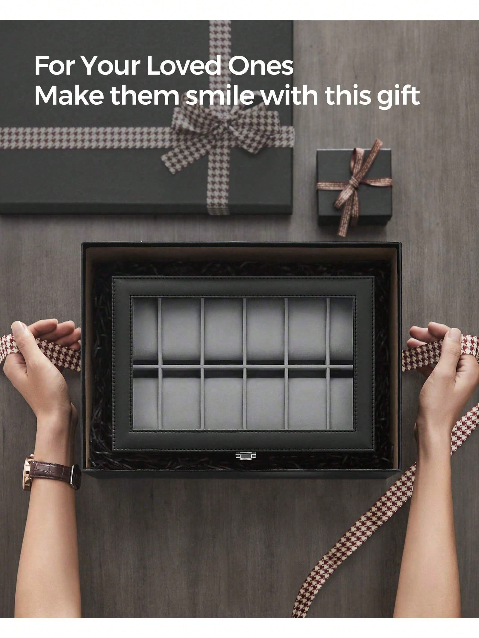 12-Slot Lockable Watch Box wit - огляд і ціна Cable Box Organizer