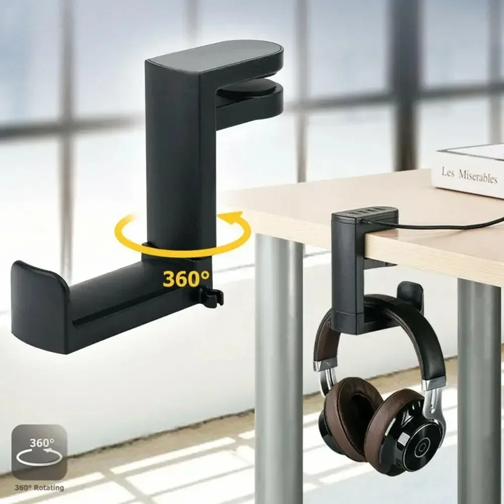 No Punch Headphone Hook Clip H - огляд і ціна Gaming Setup Desk