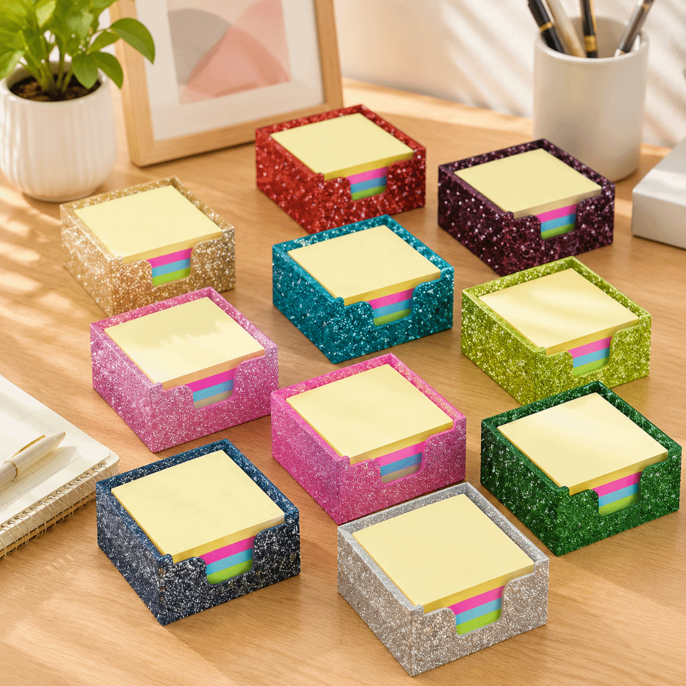 Glitter Acrylic Sticky Note Ho - огляд і ціна Sticky Memo Holder