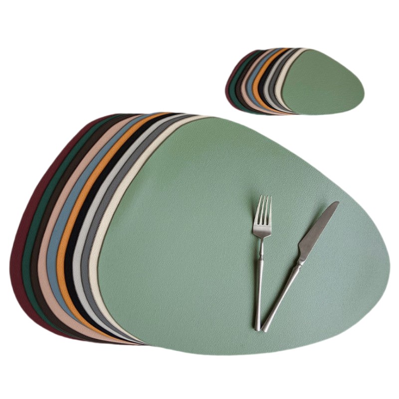 1/6/10sets Dining Table Placem - огляд і ціна Desk Setup Green