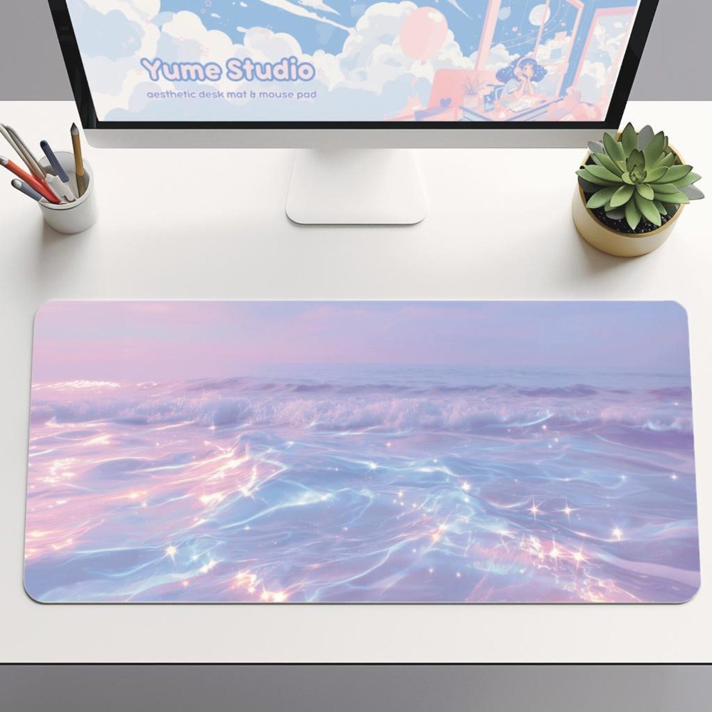 Aesthetic Pastel Desk Mat for  - огляд і ціна Desk Setup Gifts