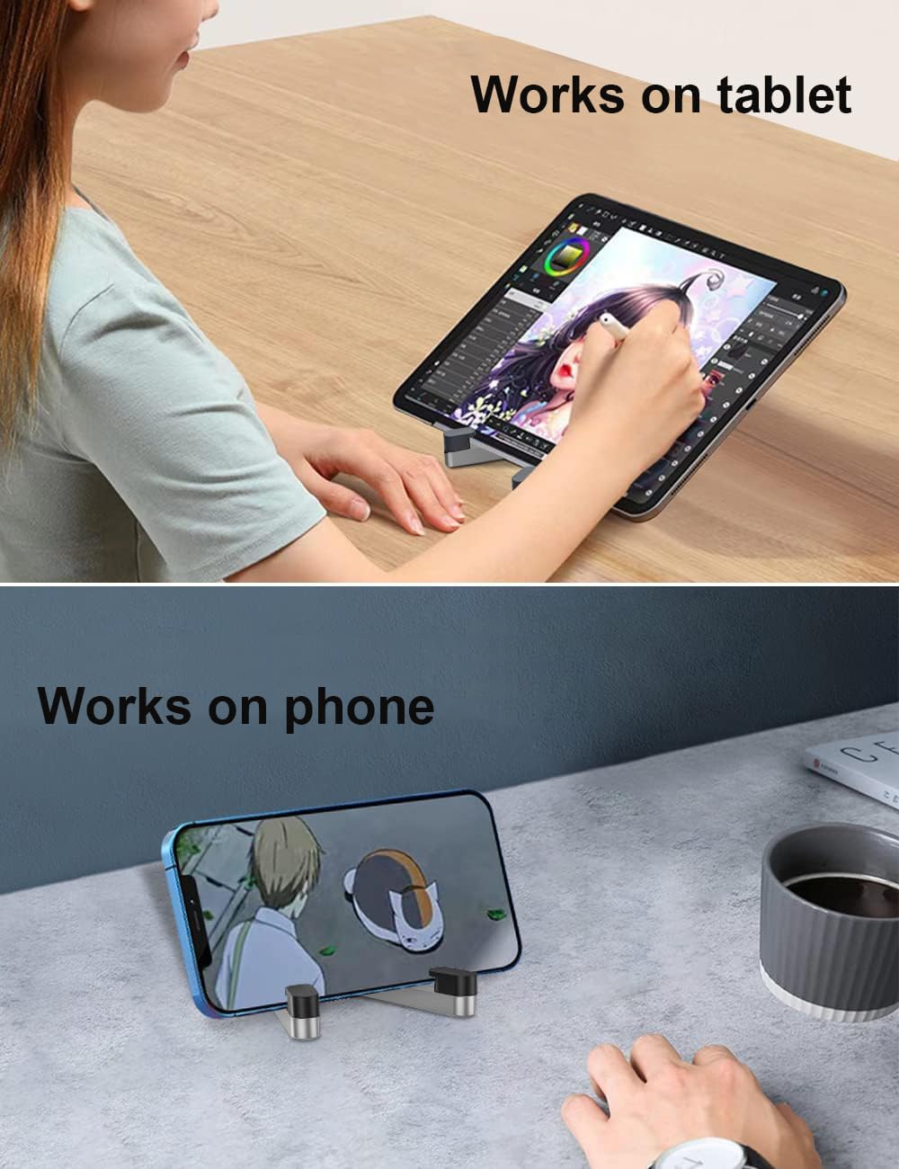 Foldable Aluminum Cell Phone S - огляд і ціна Desk Setup Table
