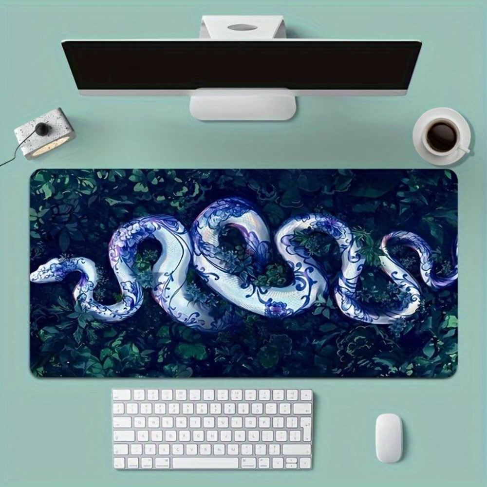 Jungle White Snake alfombrilla - огляд і ціна Jungle Desk Setup
