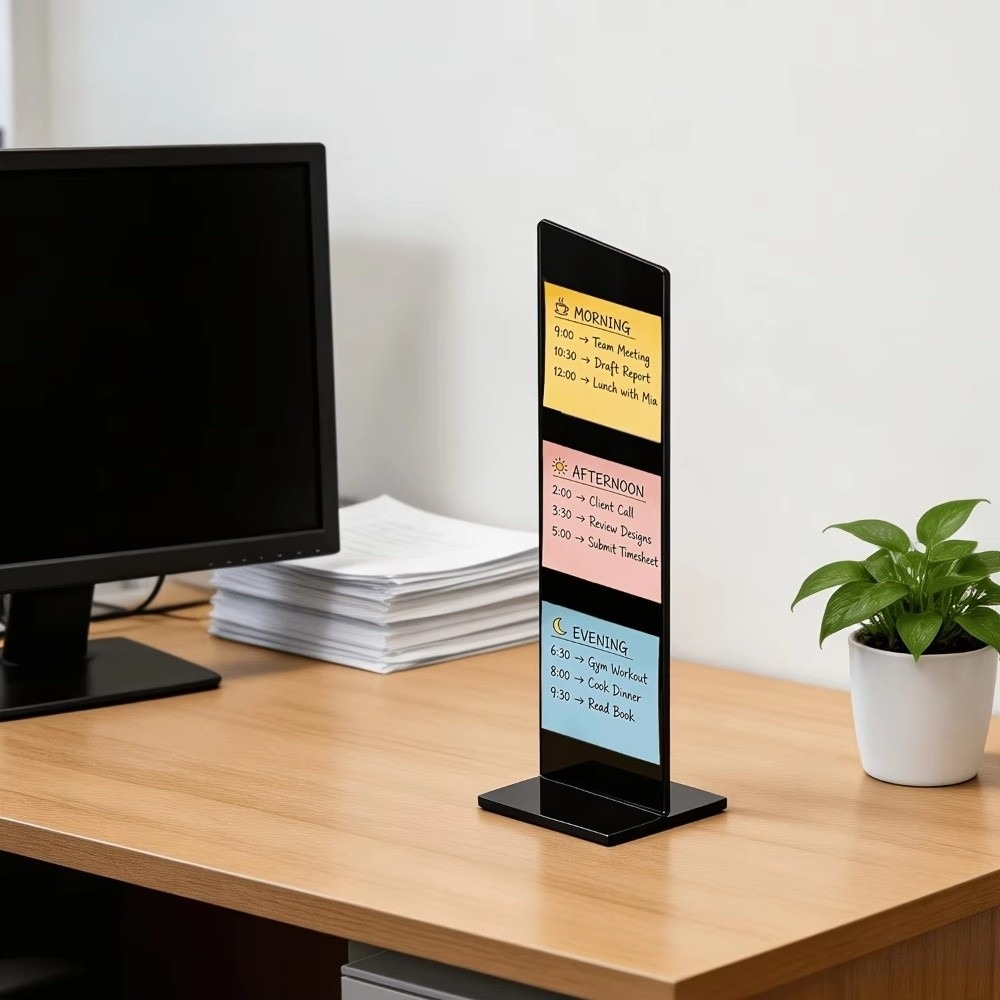 Acrylic Memo Message Board Cle - огляд і ціна Sticky Memo Holder
