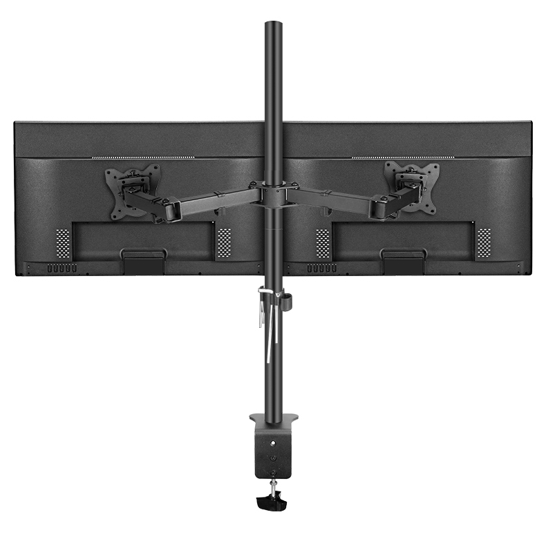 (80cm) DL-T902-280II Full Moti - огляд і ціна Dual Monitor Desk Setup