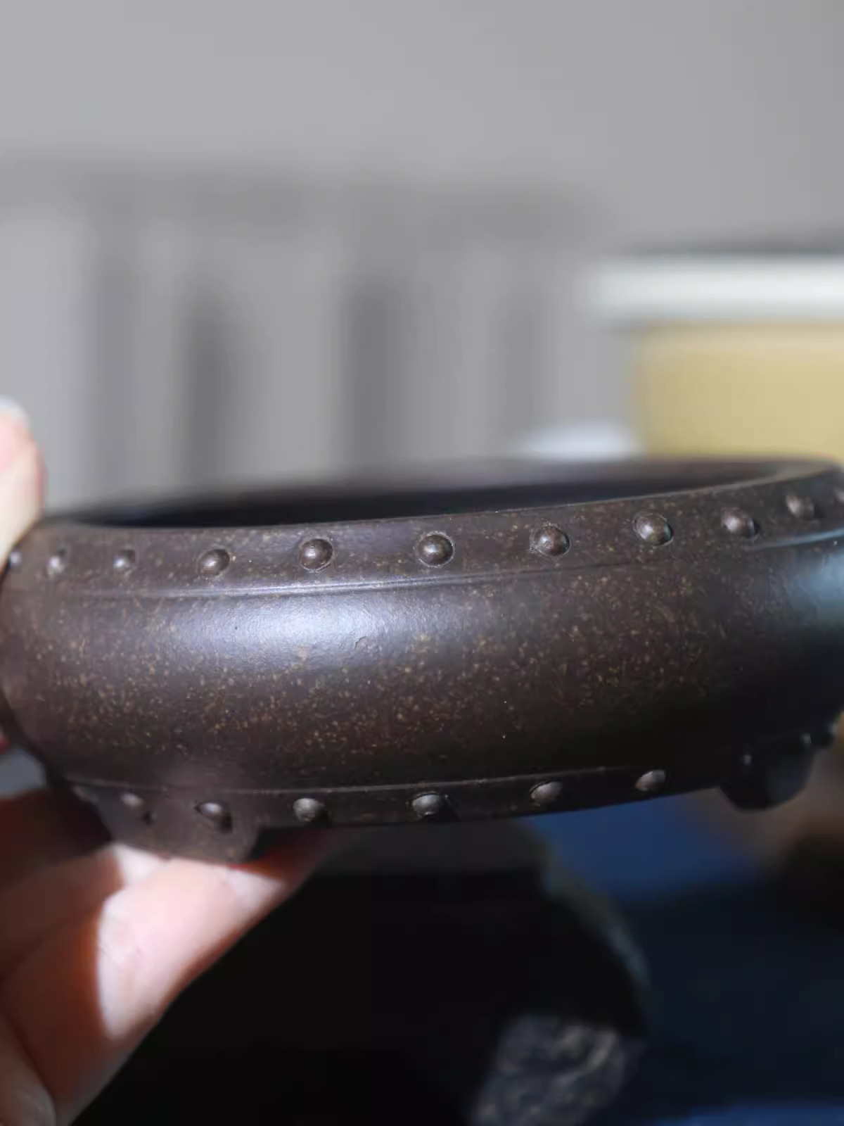 Ceramic Circle Bonsai Pot, Mad - огляд і ціна Desk Setup Green