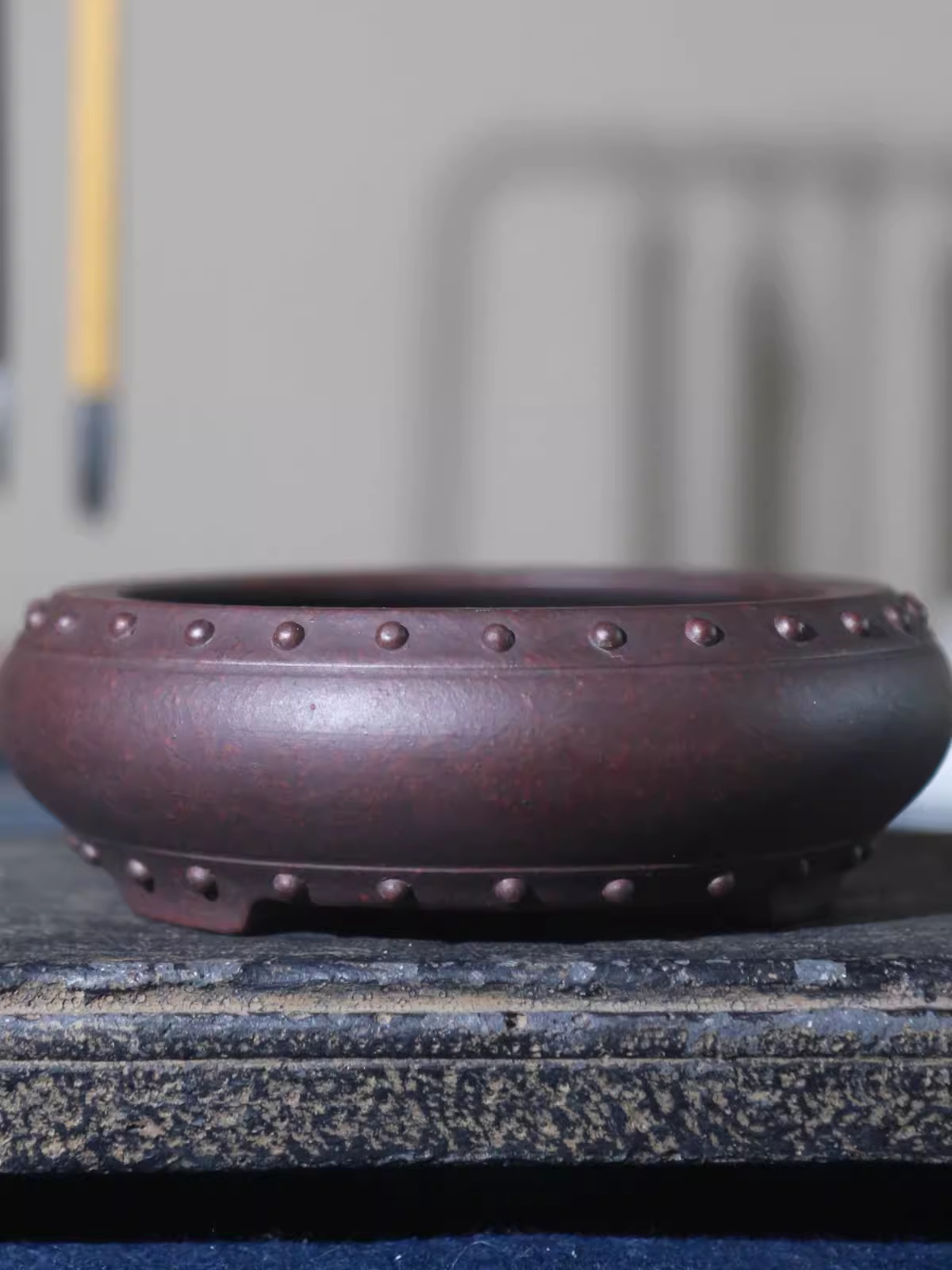 Ceramic Circle Bonsai Pot, Mad - огляд і ціна Desk Setup Green