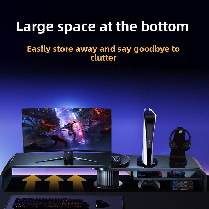 Gaming Dual Monitor Stand Offi - огляд і ціна Dual Monitor Desk Setup