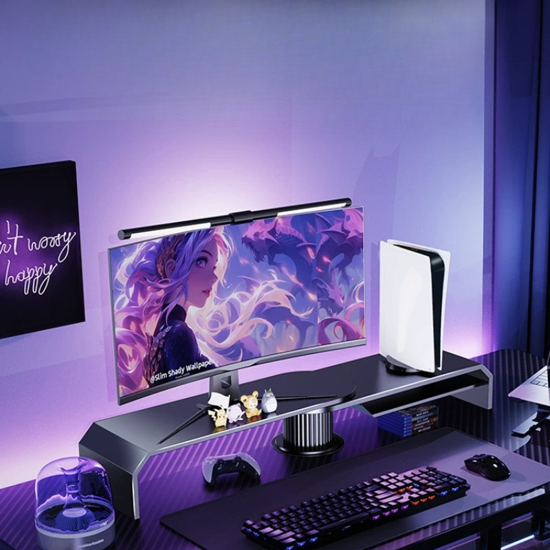 Gaming Dual Monitor Stand Offi - огляд і ціна Dual Monitor Desk Setup