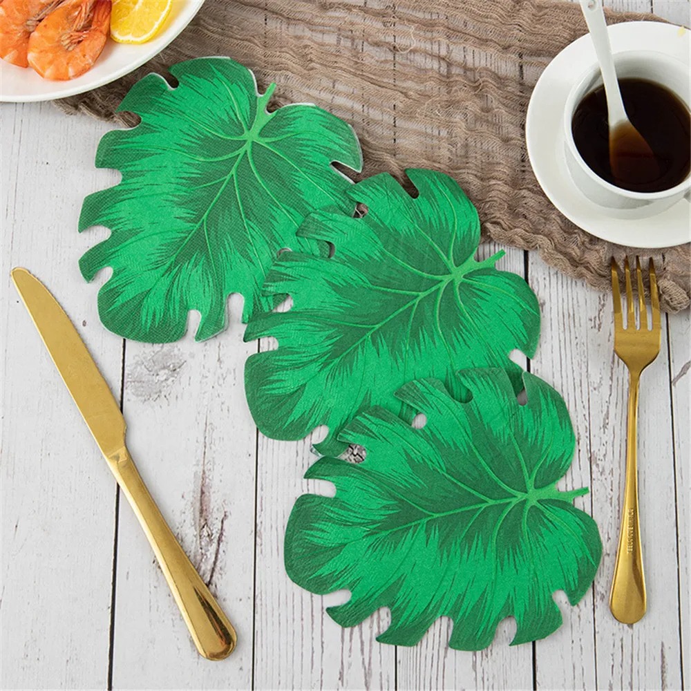Tropical Monstera Leaf Disposa - огляд і ціна Desk Setup Green