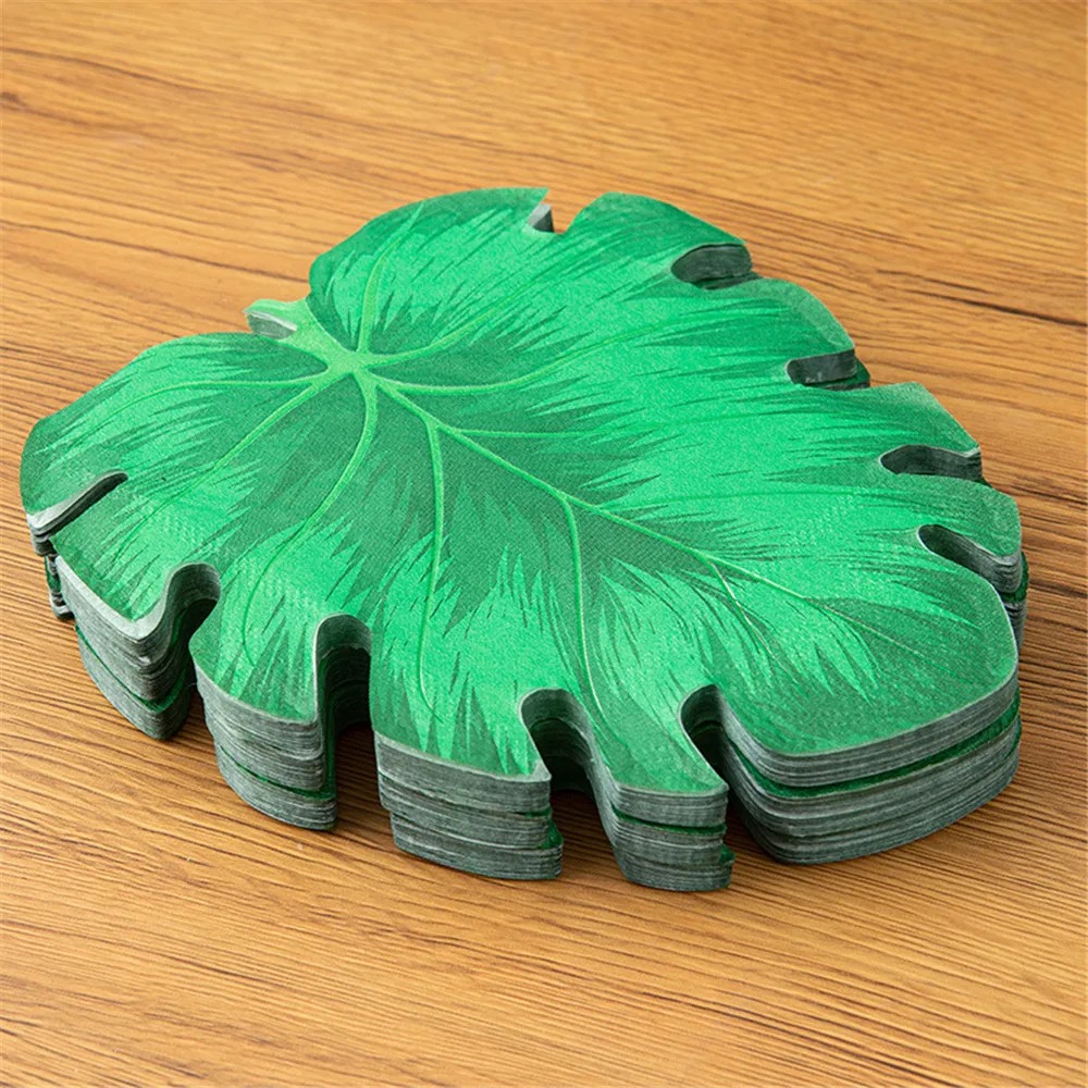 Tropical Monstera Leaf Disposa - огляд і ціна Desk Setup Green