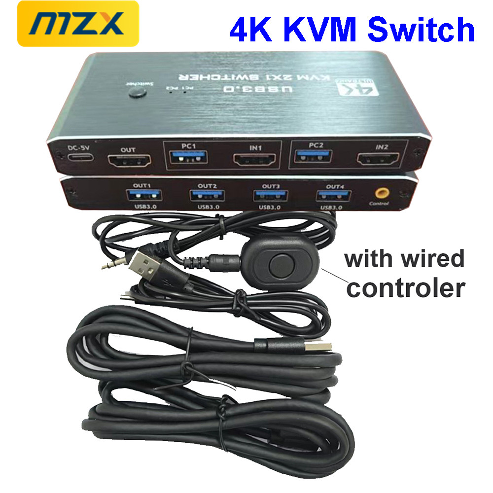 KVM Switch 4K 60Hz Switcher US - огляд і ціна Desk Setup Usb Hub