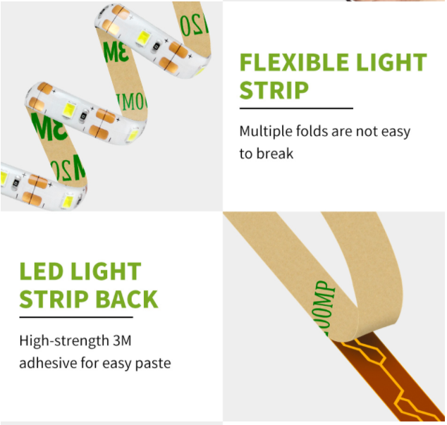 USB LED Strip Lamp 2835SMD DC5 - огляд і ціна Desk Setup Background