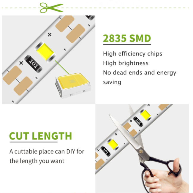 USB LED Strip Lamp 2835SMD DC5 - огляд і ціна Desk Setup Background