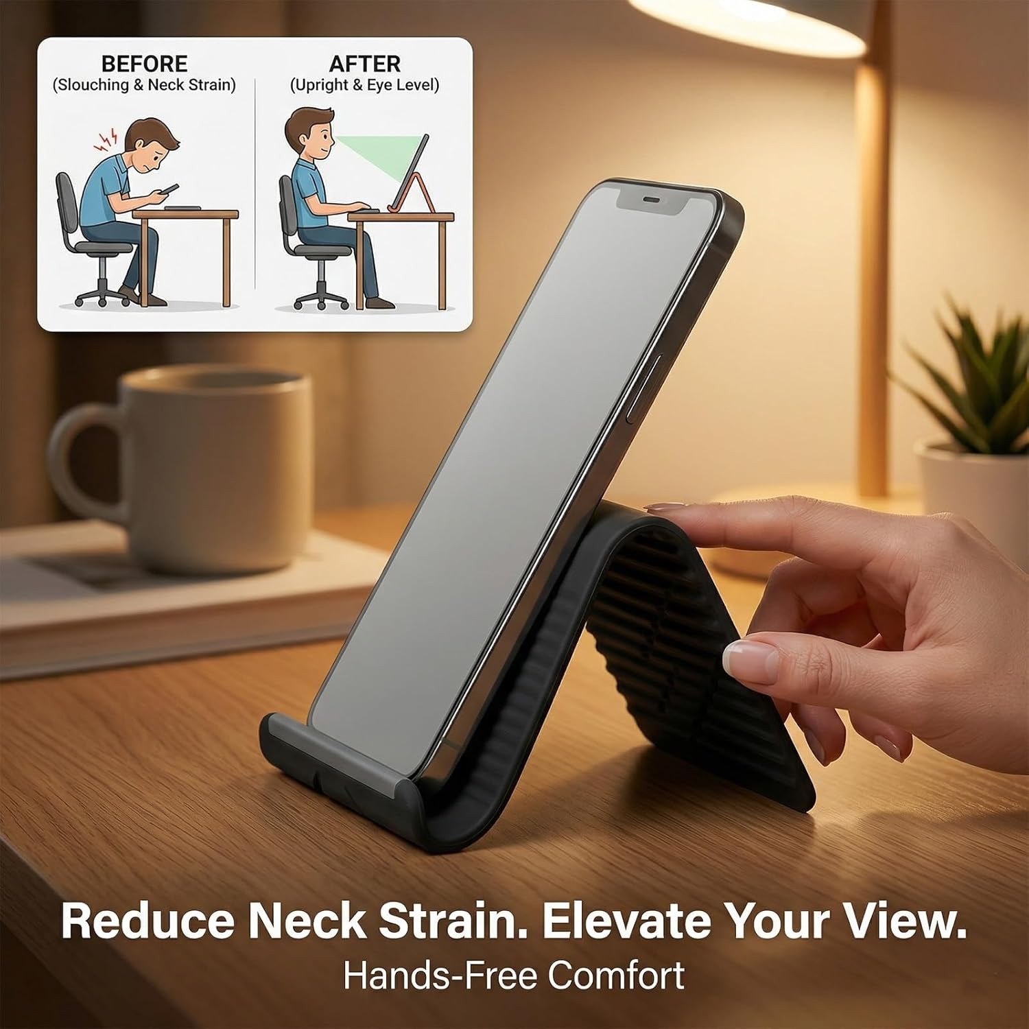 Flexible Foldable Silicone Pho - огляд і ціна Desk Setup Table