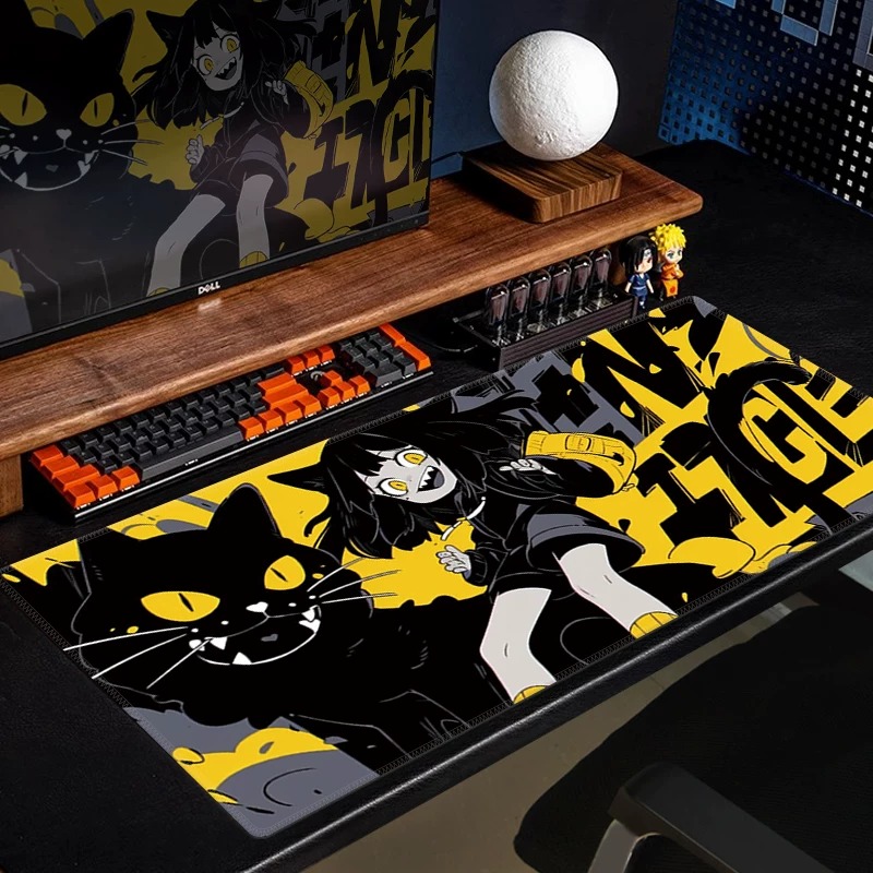 Anime Black Cat Gaming Mouse P - огляд і ціна Desk Setup Gaming Pc