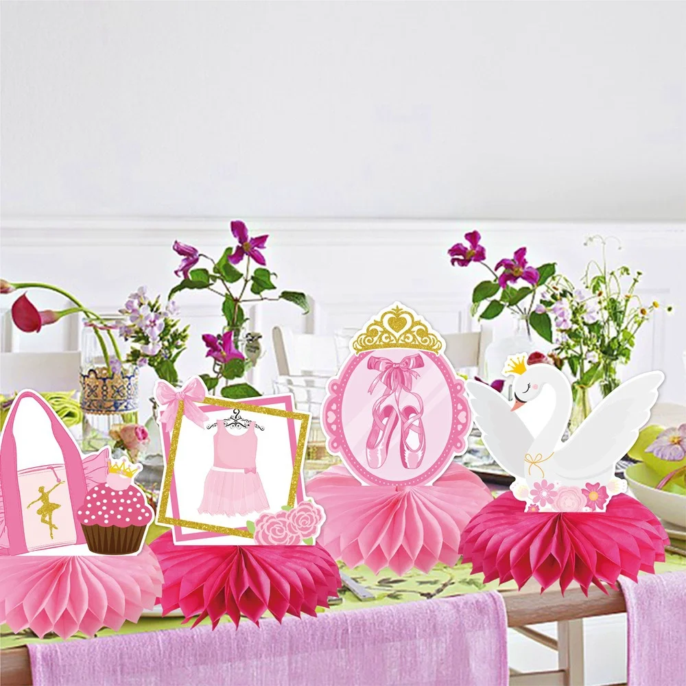 9Pcs Pink Bow Ballet Theme Des - огляд і ціна Desk Setup Background